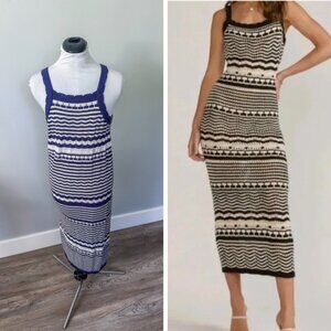 Joie Midi Crochet Dress